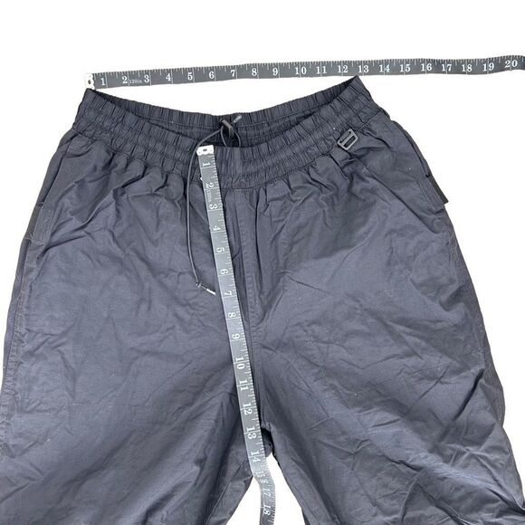 Black Dot Navy Blue Snow Ski Snowboard Pants Size M Drawstring Outdoor Nylon - Picture 4 of 9